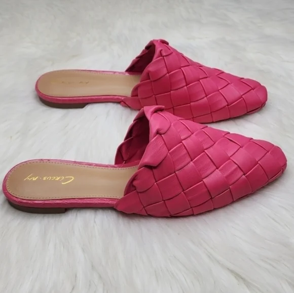 Circus by Sam Edelman Olena Mule Slides Flamingo Pink New In Box - Picture 10 of 16
